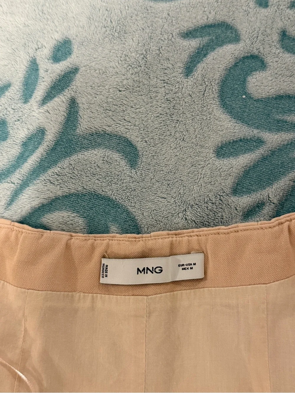 Mango Pale Pink Wide-Leg Vest Top and Trousers